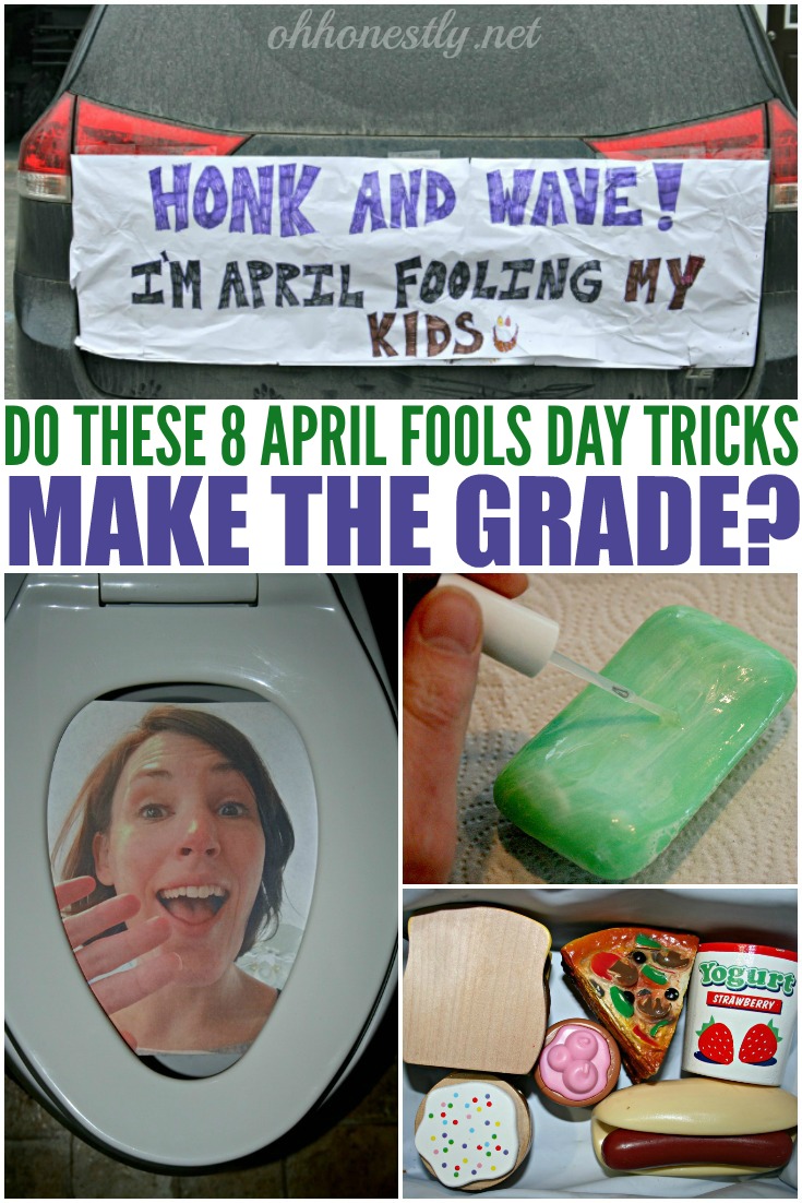 Before you decide what April Fools' pranks to play on your kids, check this out! These ones have been tried and graded on how well they worked!