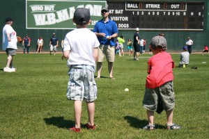 Sea Dogs catch on the field