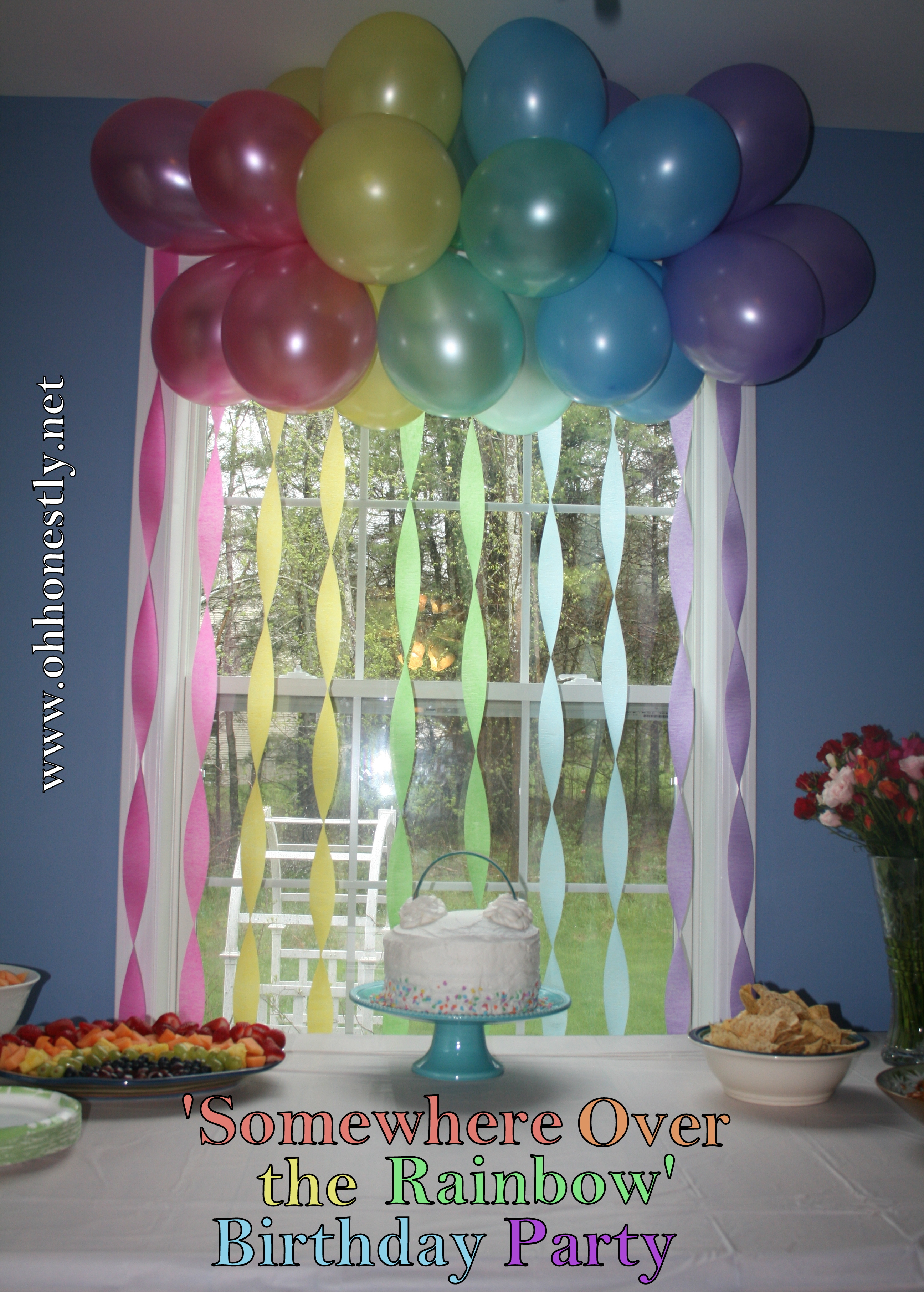 Rainbow Birthday Party Theme- Oh, Honestly!