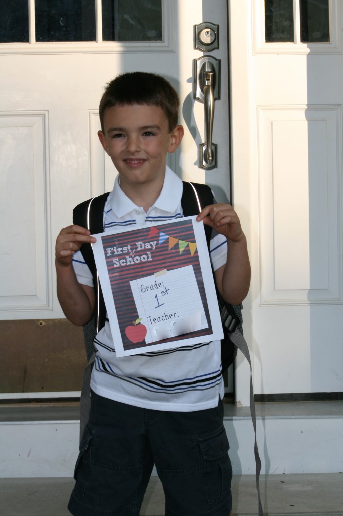 First Day of First Grade