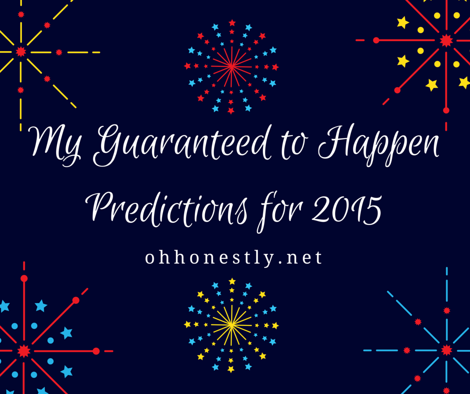 Predictions for 2015