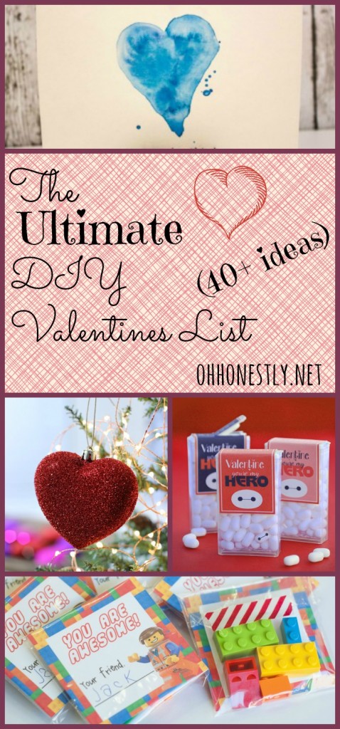 Ultimate DIY Valentines List 40+ Ideas