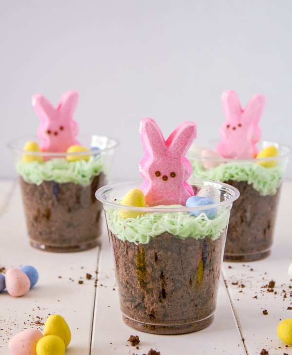 Easter Bunny Dirt Cups