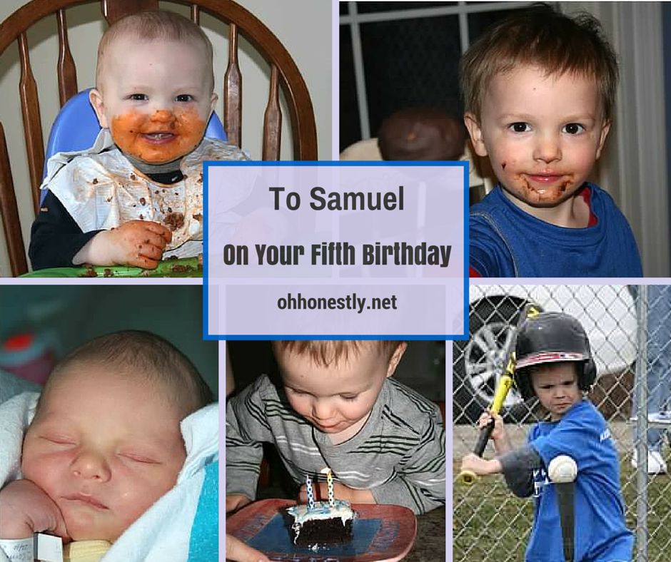 To Samuel on Your Fifth Birthday
