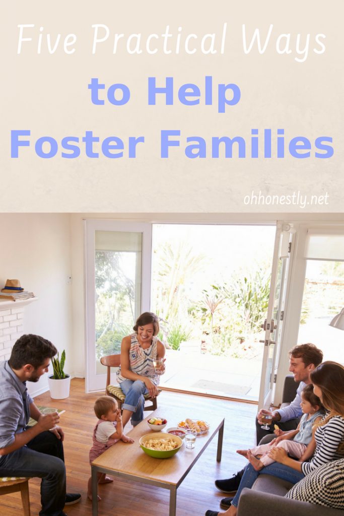 If you don't foster, but want to help foster families, these five practical ideas are a great place to start.