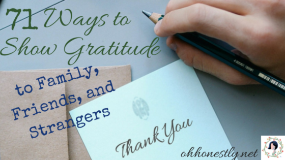Ways to Show Gratitude