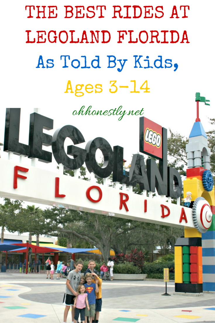 Legoland Florida, kids review the rides