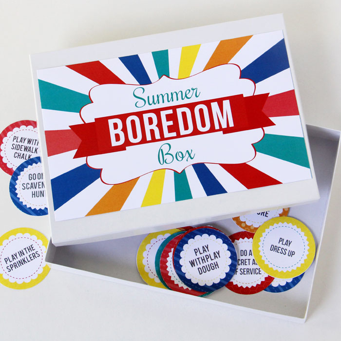 Grab this fun Summer Boredom Busters Pack for a ton of ideas and printables to keep the kids busy this summer. The best part? Do as much or as little as you want. No guilt necessary!