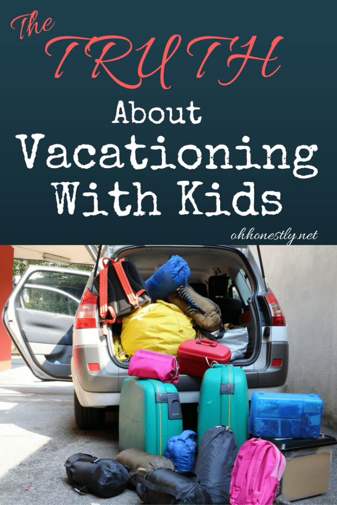A mom of three dishes on the the real truth about vacationing with kids