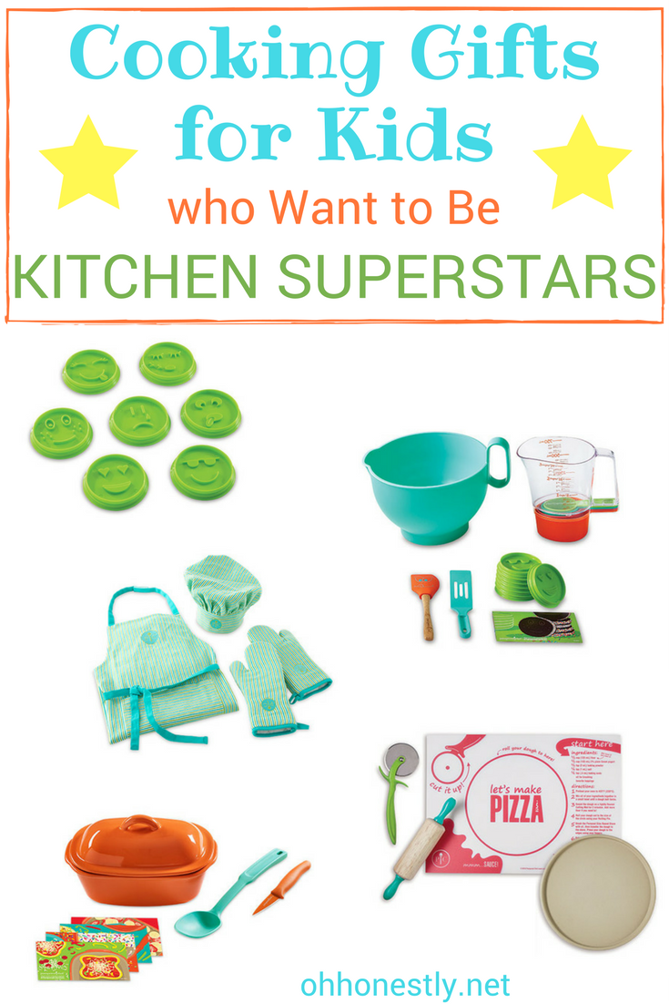Looking for awesome cooking gifts for kids? If your child loves to cook and bake, you'll find everything you need to make their next birthday or holiday gift a hit!