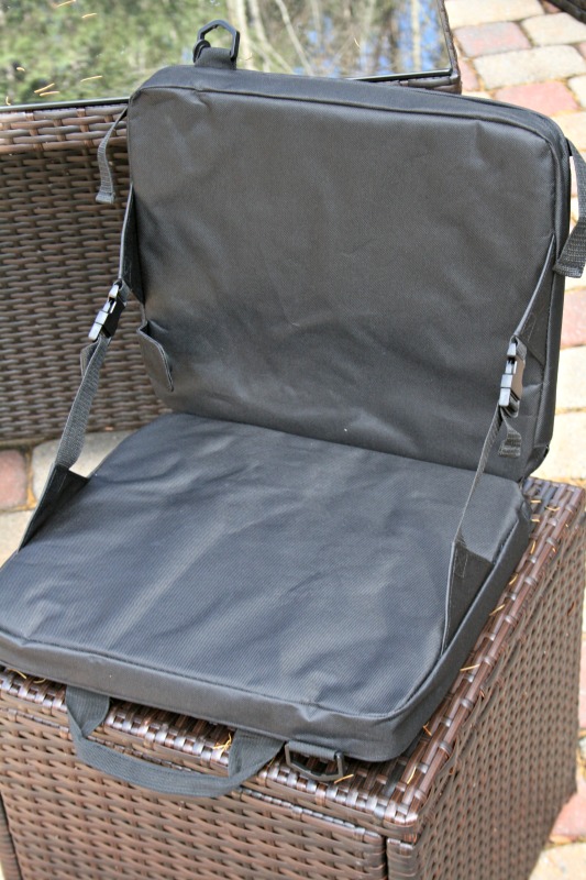 Heated and Massaging Stadium Seat Cushion